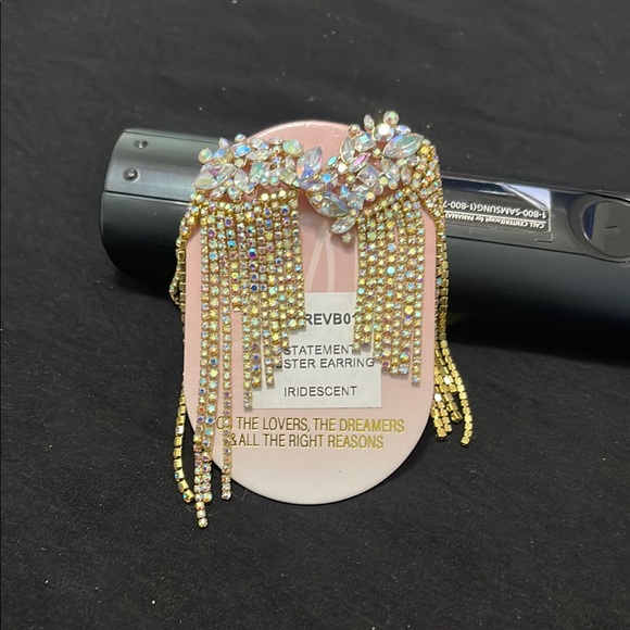 80 R Accessories - Iridescent Statement Cluster Earrings
